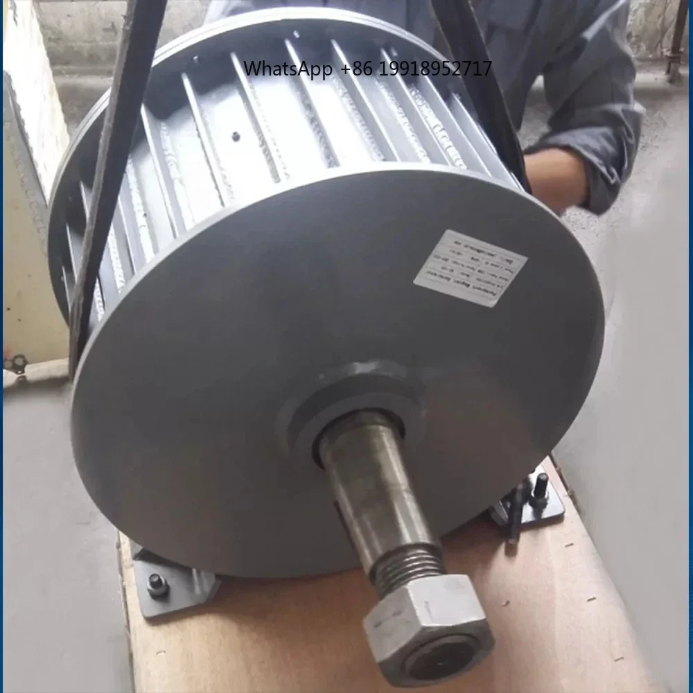 Polish Warehouse Low Speed Three-Phase Permanent Magnet Generator 10KW 48V 96V 110V 220V For Wind Power And Water Conservancy