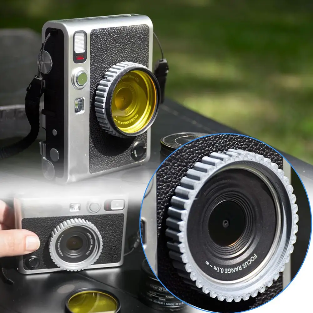 Для Instax Mini Evo фильтр 49 мм адаптер передняя крышка объектива Пыленепроницаемая Защитная крышка для объектива камеры устойчивая к царапинам крышка T5R6