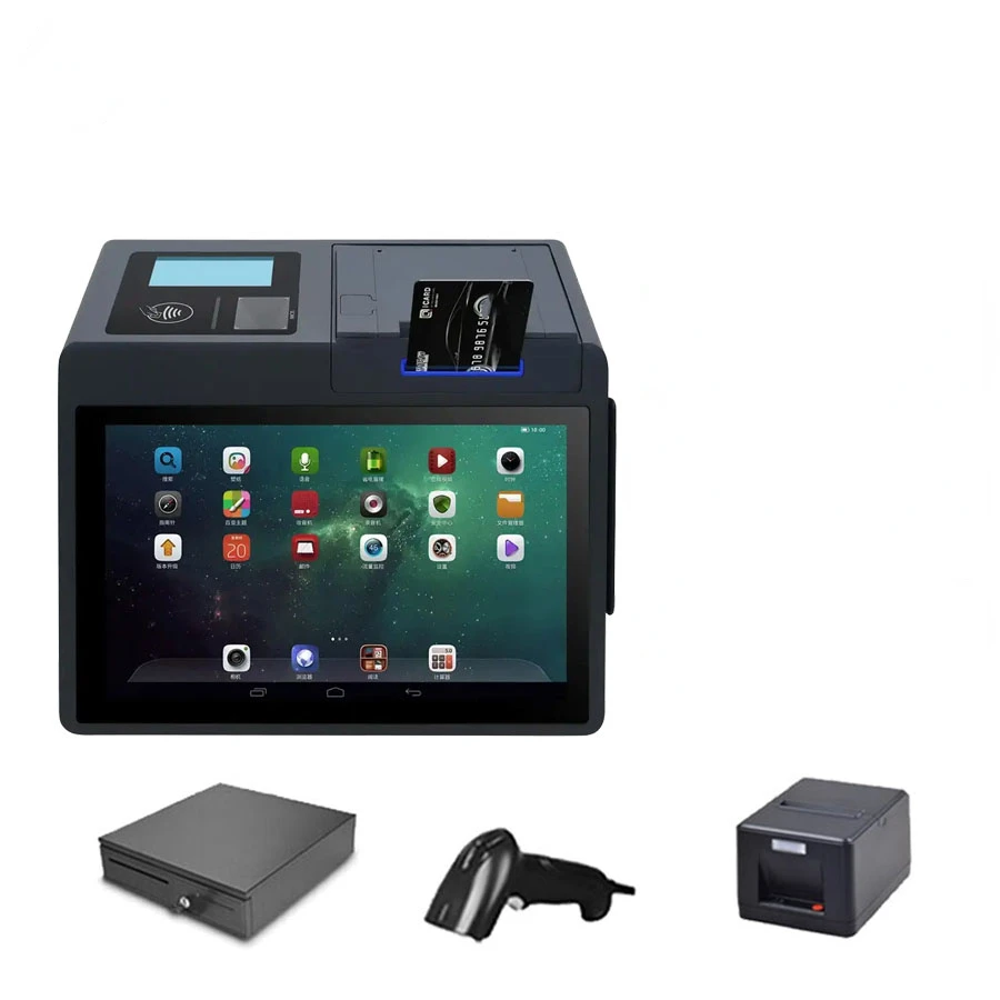 

Z100 Android 11 Mini Cash Register Point of Sale Systems Pos Tablet NFC Supermarket Atm Machine All In One Pos Terminal