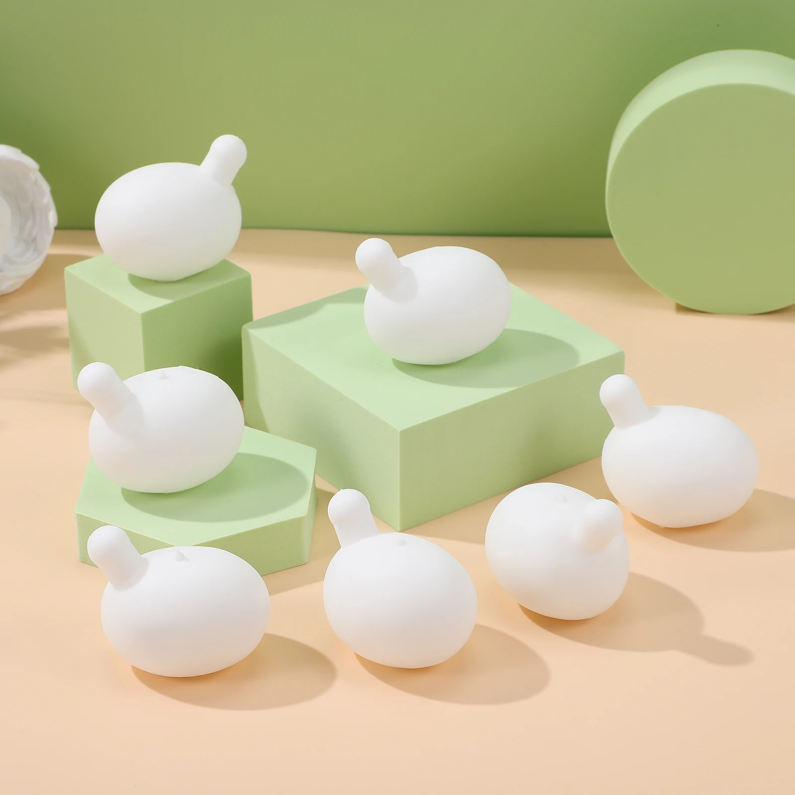 10 قطعة سيليكون ضغط فقاعة إدراج DIY بها بنفسك الإجهاد الإغاثة الدعائم اللمس اللعب الحسي استبدال مكون الكرة الداخلية #2