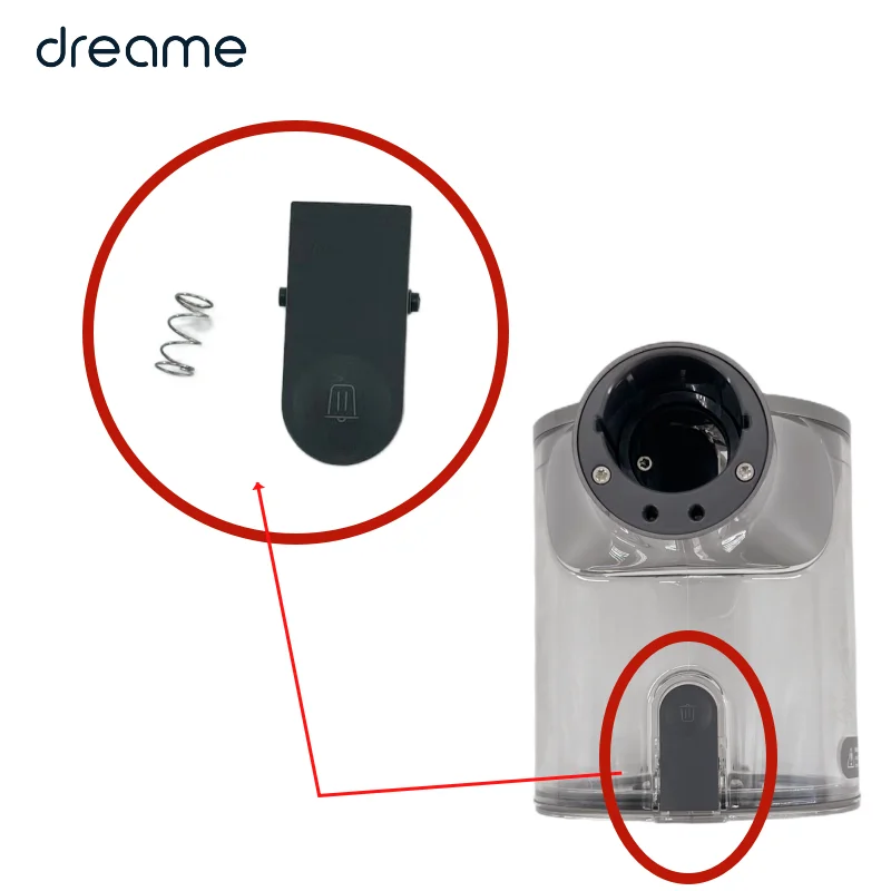 Original dreame V10 V10XR V10pro V10plus vacuum cleaner accessory Dust cup bottom cover release button assembly