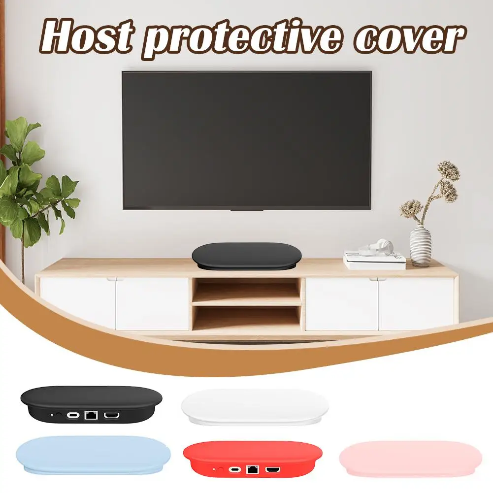 Remote Control Case For Google TV Streamer (4K) Smart TV Silicone Protective Cover Anti-drop Non-slip Soft TV Remote Case O6L0