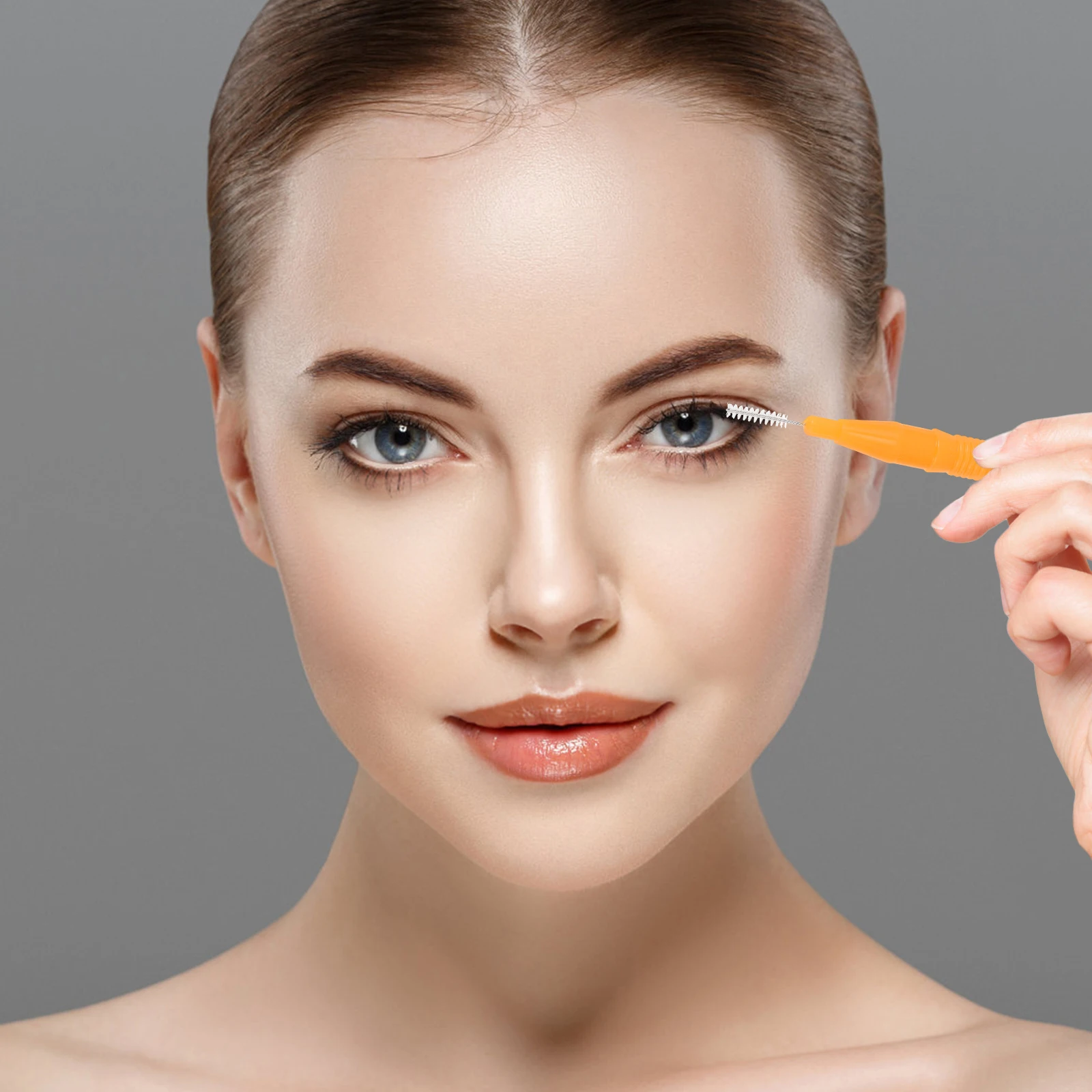 

20 Pcs Mini Brush between Eyebrow Make up Brushes Small Makeup Portable Spoolies for Eyebrows Travel