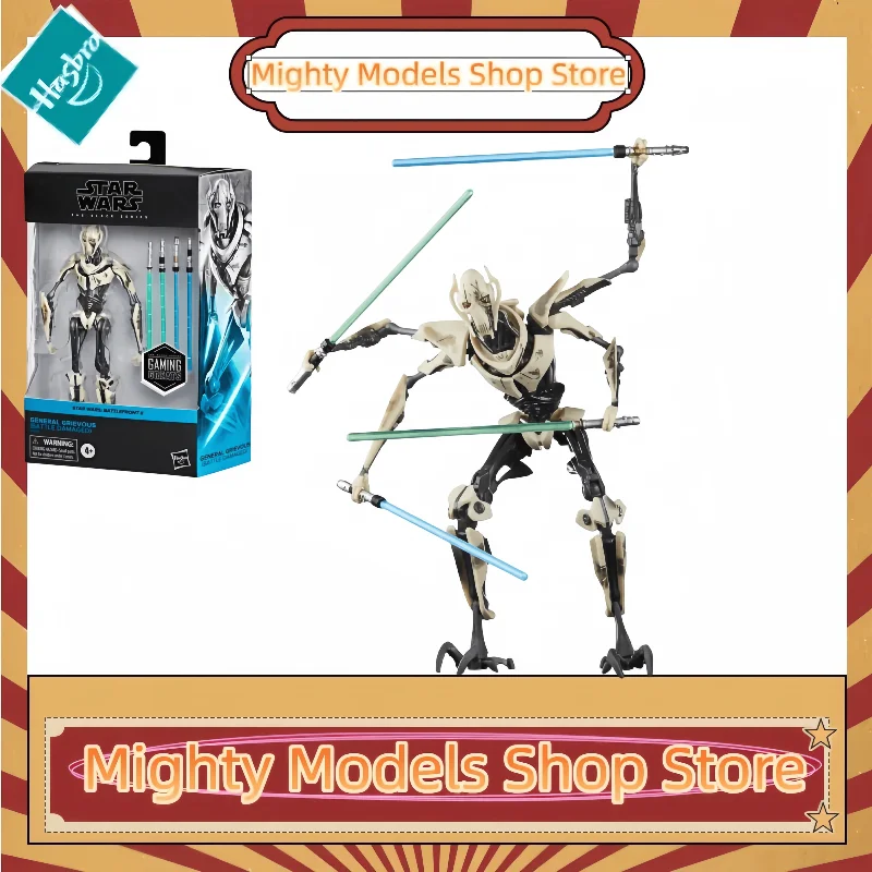 hasbro-star-wars-the-black-series-general-grievous-figurine-d'action-de-15cm-modele-original-jouets-ornements-cadeaux-en-stock