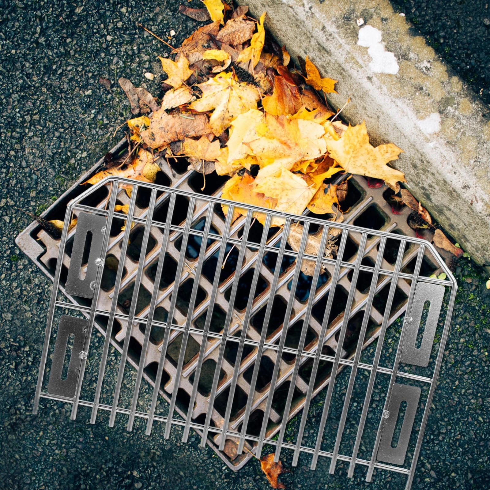 

Stainless Steel Drain Gutter Downspout Strainer Roof Filter Cover Anti- 201 Small Size Lineside Drainage Solution