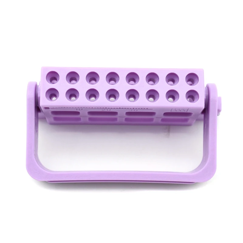 8/16 Holes Autoclavable Endo Files Holder Dispenser Endodontic Drill Stand Root Canal File Block For Endodontic Files