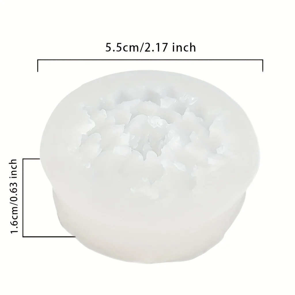 Lotusblüten-Silikonform, zum Basteln von Harz – geeignet für Kerzen, Heimwerker, Valentinstag, Muttertag, Weihnachtsdekoration – Detail 2