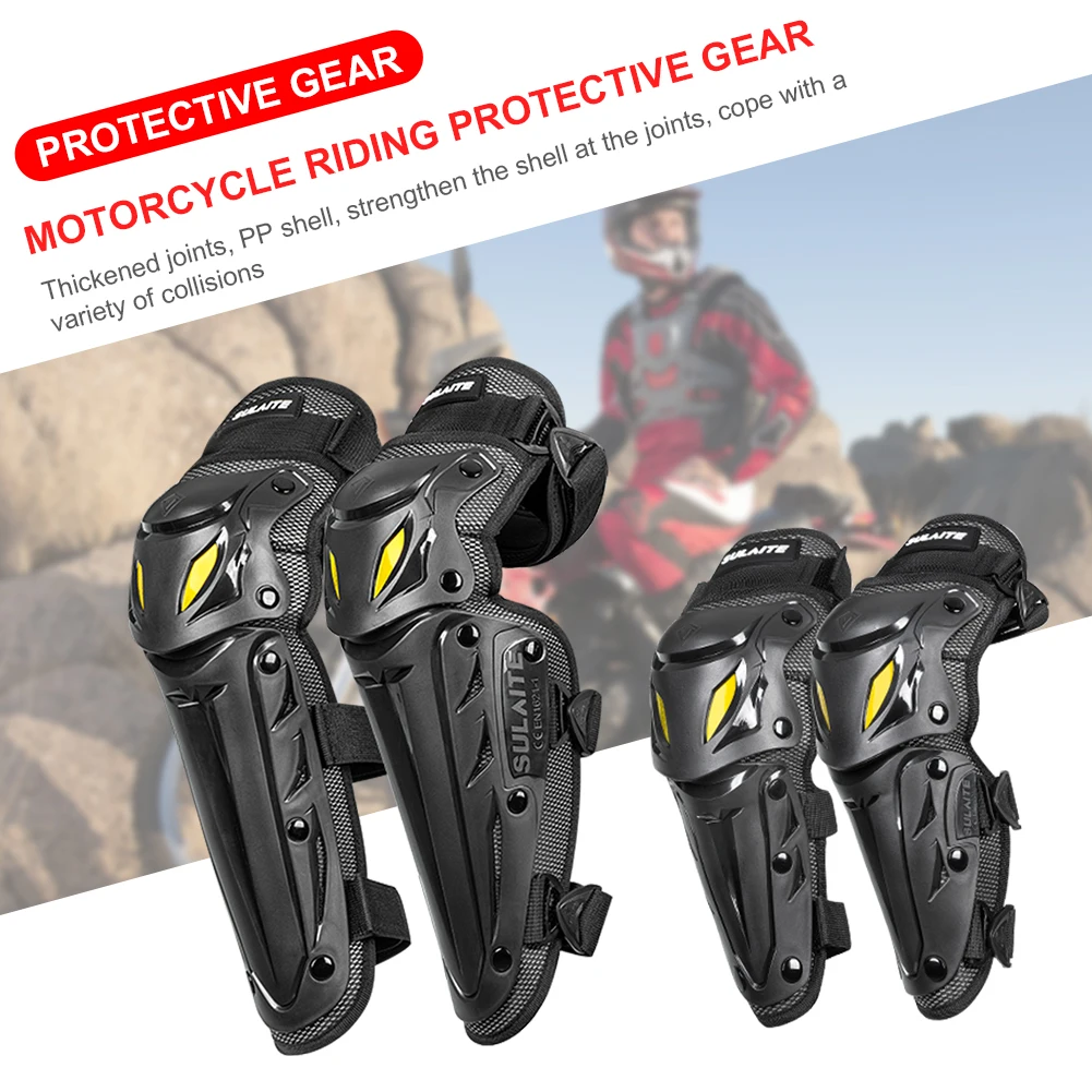

Motocross Knee Pads Breathable Riding Elbow Guard Motorcycle Protection for MTB Off-Road and Racing