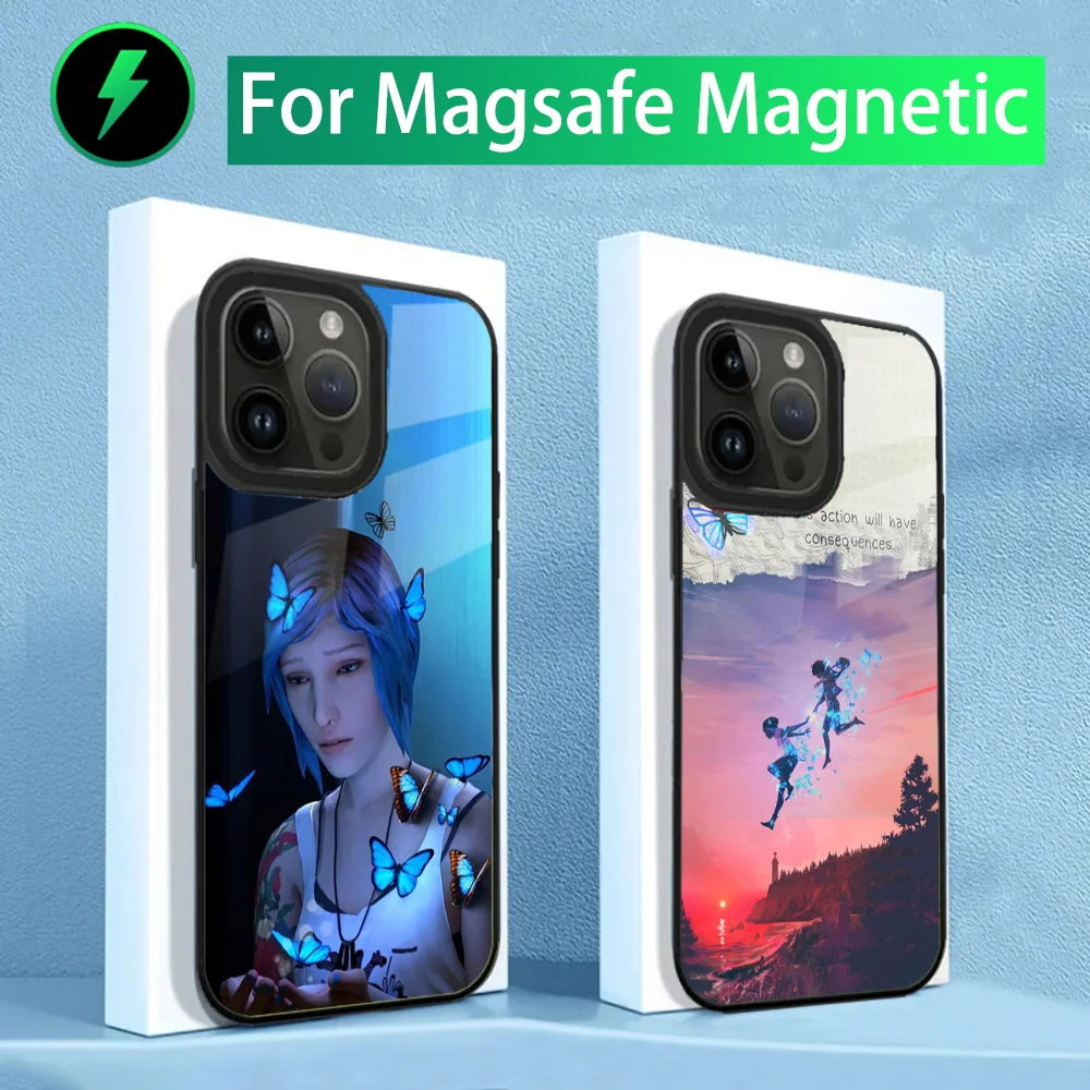 

Life is S-Strange Phone Case For iPhone 15,14,13,12,11,Plus,Pro,Max Mini Magsafe Magnetic Wireless Charging