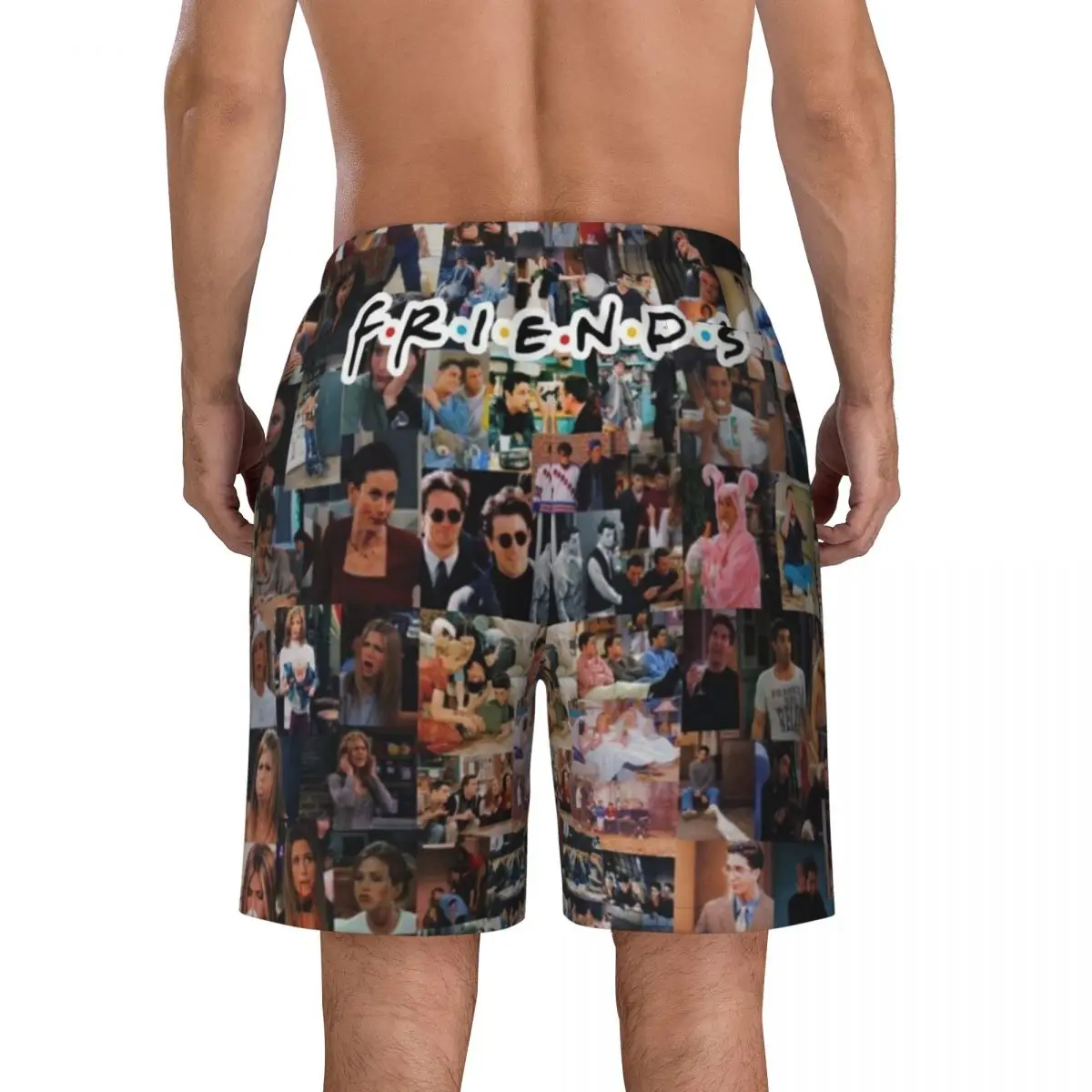 Bathing Suit Friends Board Shorts Summer Comedy American Television Beach Short Pants Men Sports Fitness Fast Dry Beach Trunks