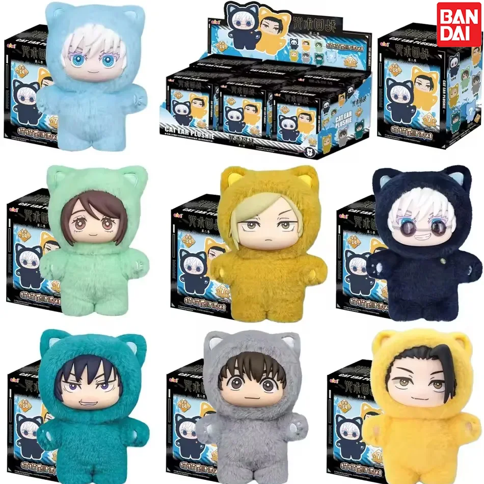 

Bandai 2026 Новый EAKI Jujutsu Kaisen Season 2 Cat Park Party Gojo Satoru Blind Box Кукла Подвеска Сумка Модель Серия Игрушки