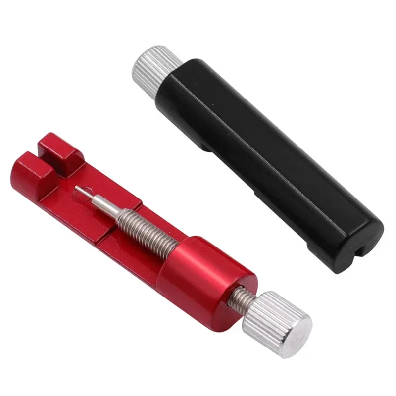 Professional Metal Watch Repair Tool Kit - Watch Strap Link Pin Remover + 3 Extra Pins for Strap Length Adjust & Installation