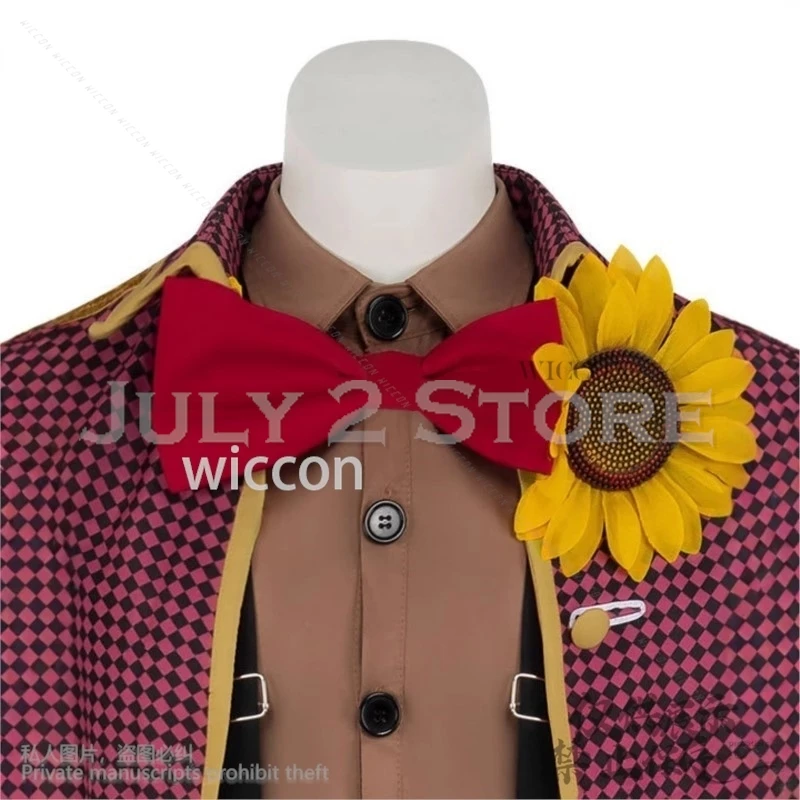 Kenneth Chase Dead Horror Anime Game Daylightt Cosplay Costume Plaid Shirt Suspender Pants Terror Halloween Jo Anime Cosplay