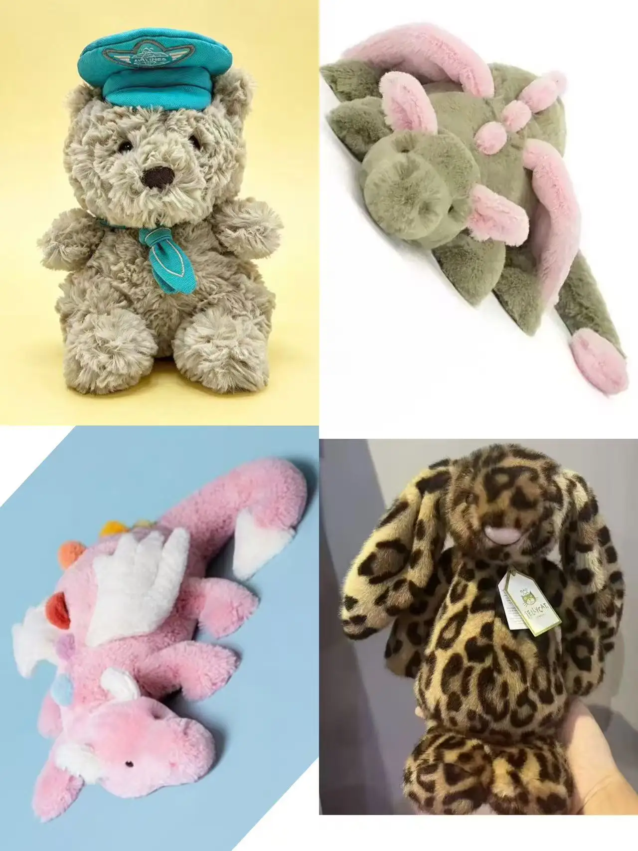 2026 JA Barcelona Robe Bear; Narcissus; Matcha Dragon; Juguete de peluche; Dragón Corazón Volador; Regalo de cumpleaños; Regalo de San Valentín