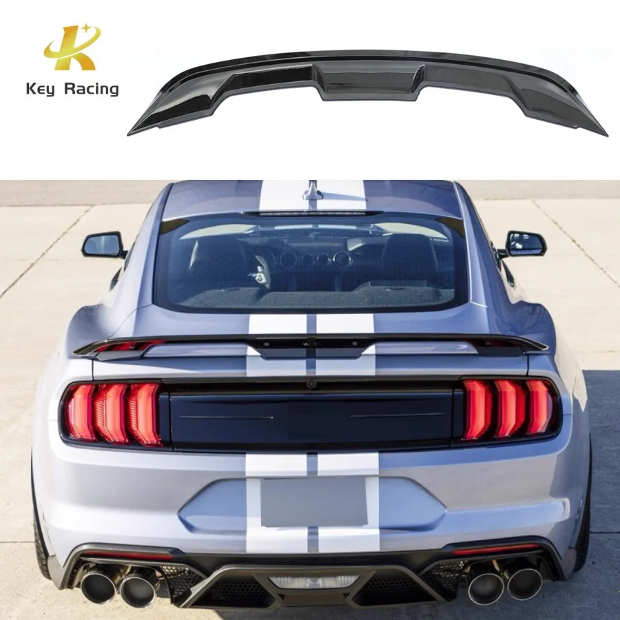 

Rear Spoiler Tail For Ford Mustang 2015-2022 GT500 Style Rear Trunk Spoiler Wings Exterior Tuning Accessories