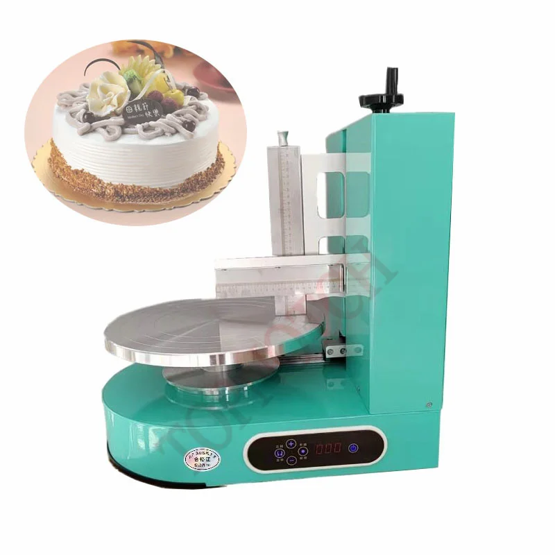 Round Cake Cream Spreading Coating Filling Machine Cake Bread Cream Decoration Spreader Smoothing Machine