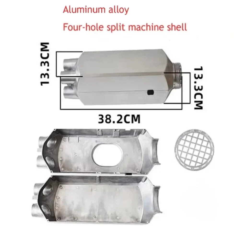 

Lightweight Aluminum Alloy Shell for Parking Heater Accessories Featuring Single Hole and Four Hole Designs for Reliable Heating
