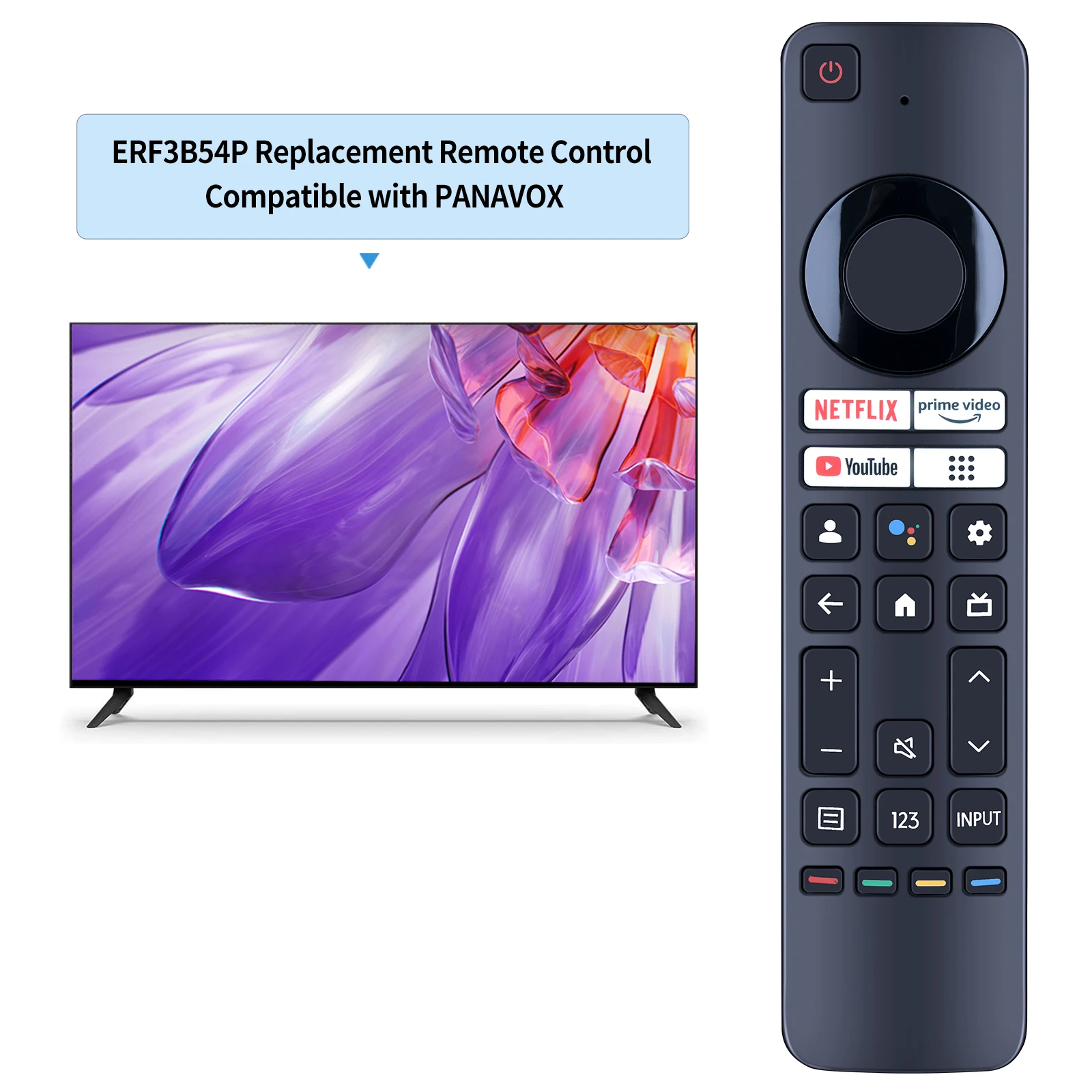 รีโมทคอนโทรลใหม่สําหรับ PANAVOX ERF3B54P