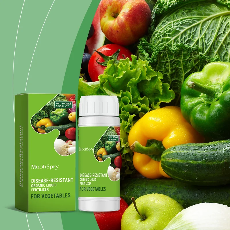 

Organic Liquid Fertilizer For Vegetables & Fruits - Help Root Development, Improve Nutrient Absorption, Soil Conditioner, 100ml