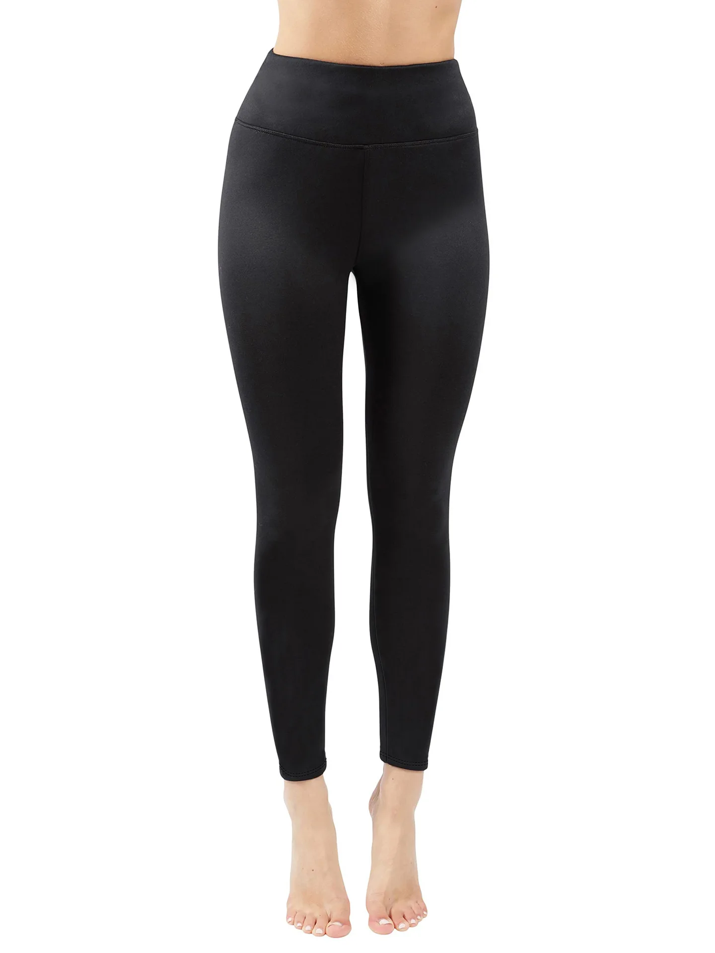 Women's High-Waisted Thermal Leggings Fleece Lined for Winter Warmth Comfortable Stretchy Pants
