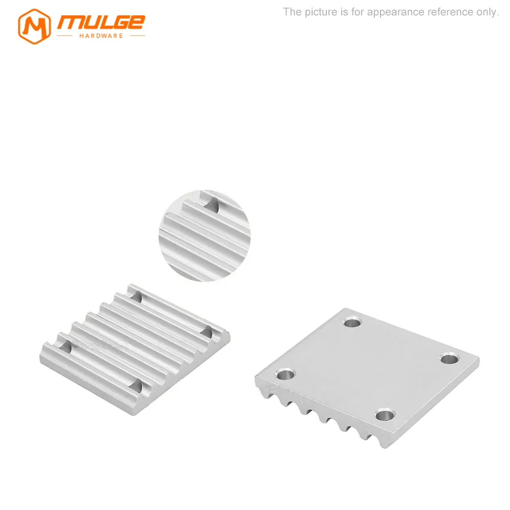 Aluminum Arc Clamp Tooth Plate HTD 2GT/3M/5M/8M for Open Synchronous Belt Fixed Clip Timing Belt Connection Teeth Plate