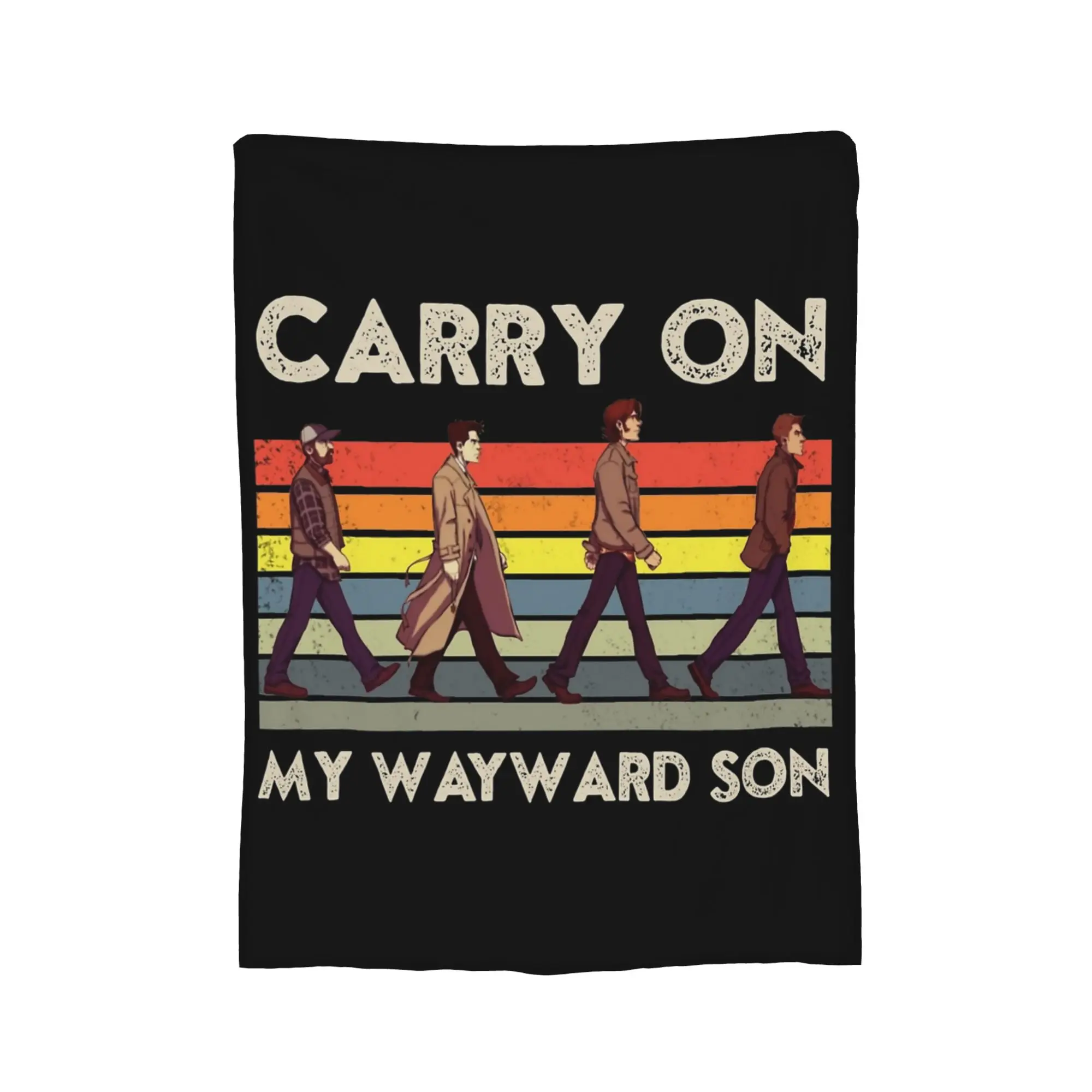 Deans Winchester Supernatural Blanket Fleece Summer  Portable Lightweight Thin Throw Blanket for Bedding Car Rug Piece