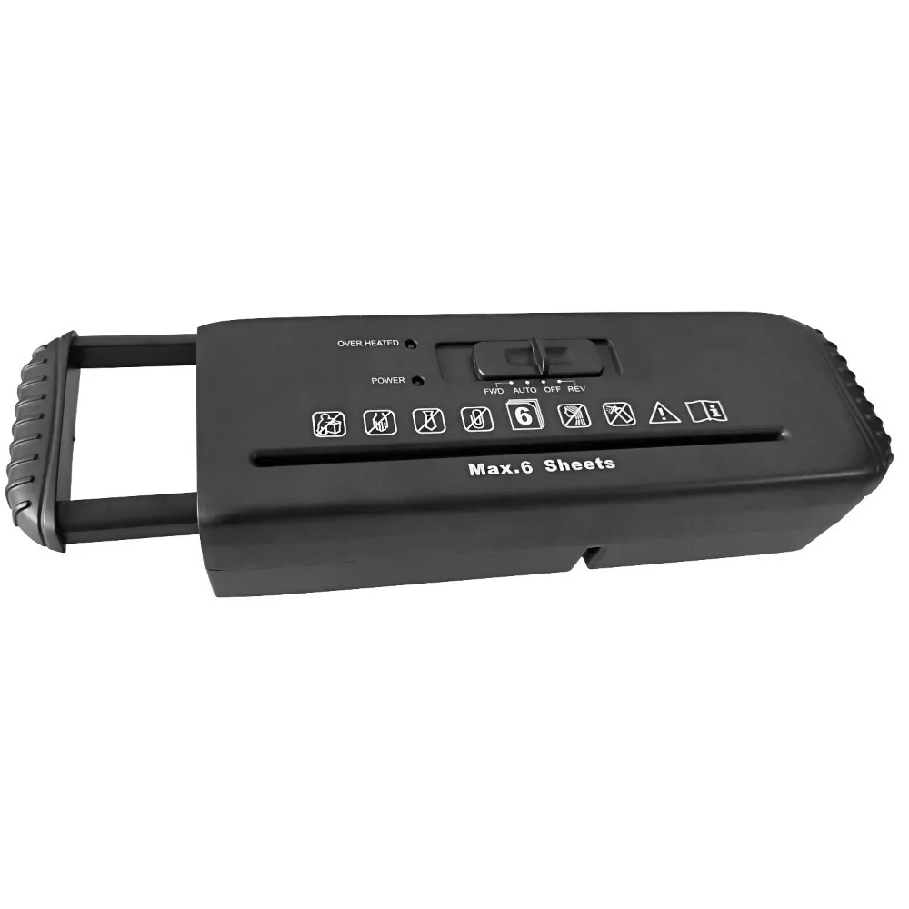 New Arrival Strip Cut Paper Shredder 6 Sheets Shred Paper  6mm Strip Cut Home and Office Paper Shredder Machine