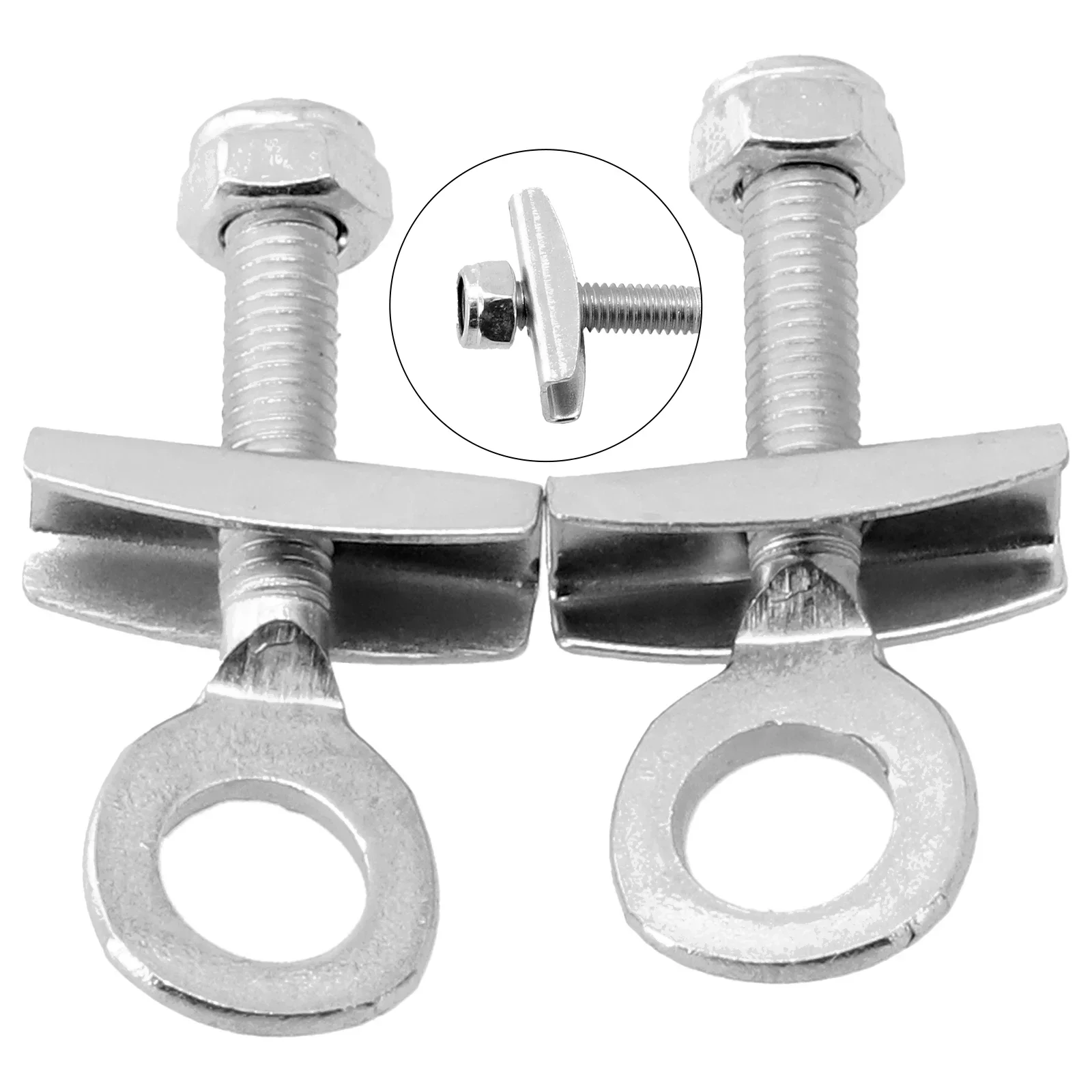 Tensioner Chain Adjuster Garden Outdoor Indoor Office Tightness Wheel Fastener 2 Pcs Parts Replacement Folding Car