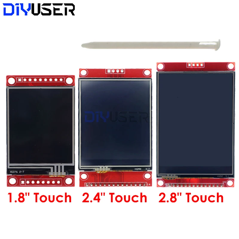 1.8 "TFT 2.4" TFT 2.8 "TFT con display Touch 240*320 Smart Display ScreenDrive IC ILI9341 ST7789 Drive IC Module