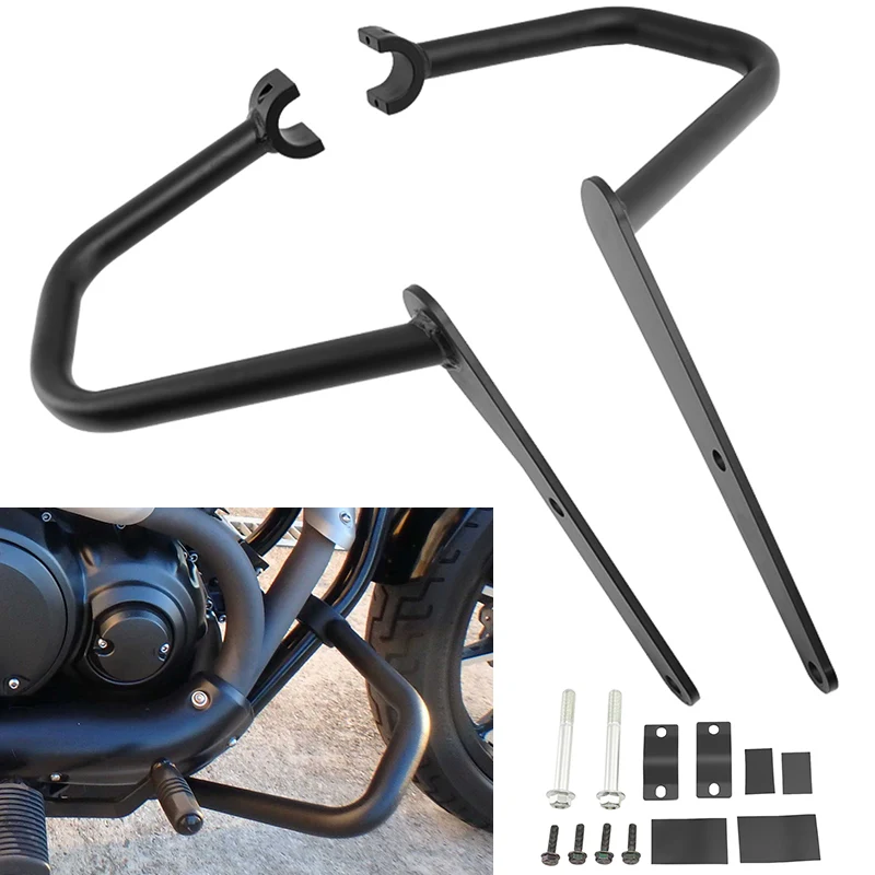 Akcesoria motocyklowe, orurowanie ochronne, osłona silnika, czarne, do Yamaha Bolt 950 XV950 XVS950 R-Spec 2013-2025