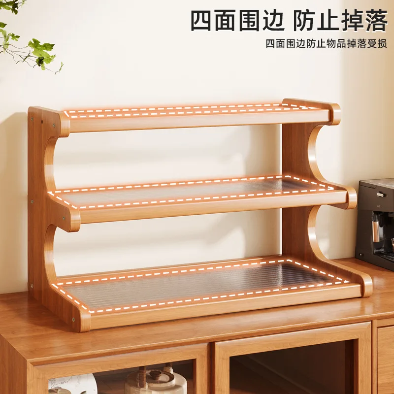 Desktop Cup Storage Shelf Office Desk Finishing Kitchen Storage Shelf Multi-layer Bookshelf Small