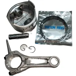 Piston+Connecting Rod Kit with Pin Circlip For 90MM Bore Size190F GX420 420CC Clone Gas Engine 6.5KW 7KW Gnerator Parts