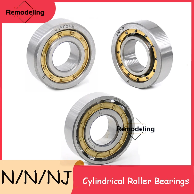 Cylindrical Roller Bearings N/NU/NJ202 203 204 205 206 207 208 209 210 211 212EM Bearing Steel