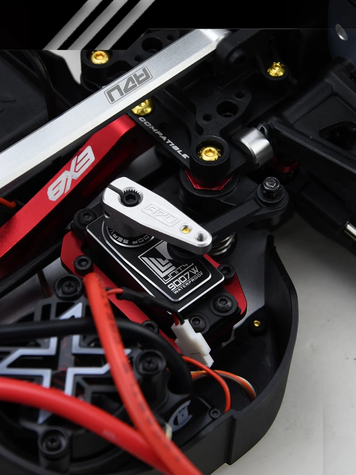 7075-T6 Aluminum 25T High Raise Double Teeth Servo Arm For TRX4 Arrma Typhon Kraton RC Crawler Buggy Upgrade Parts