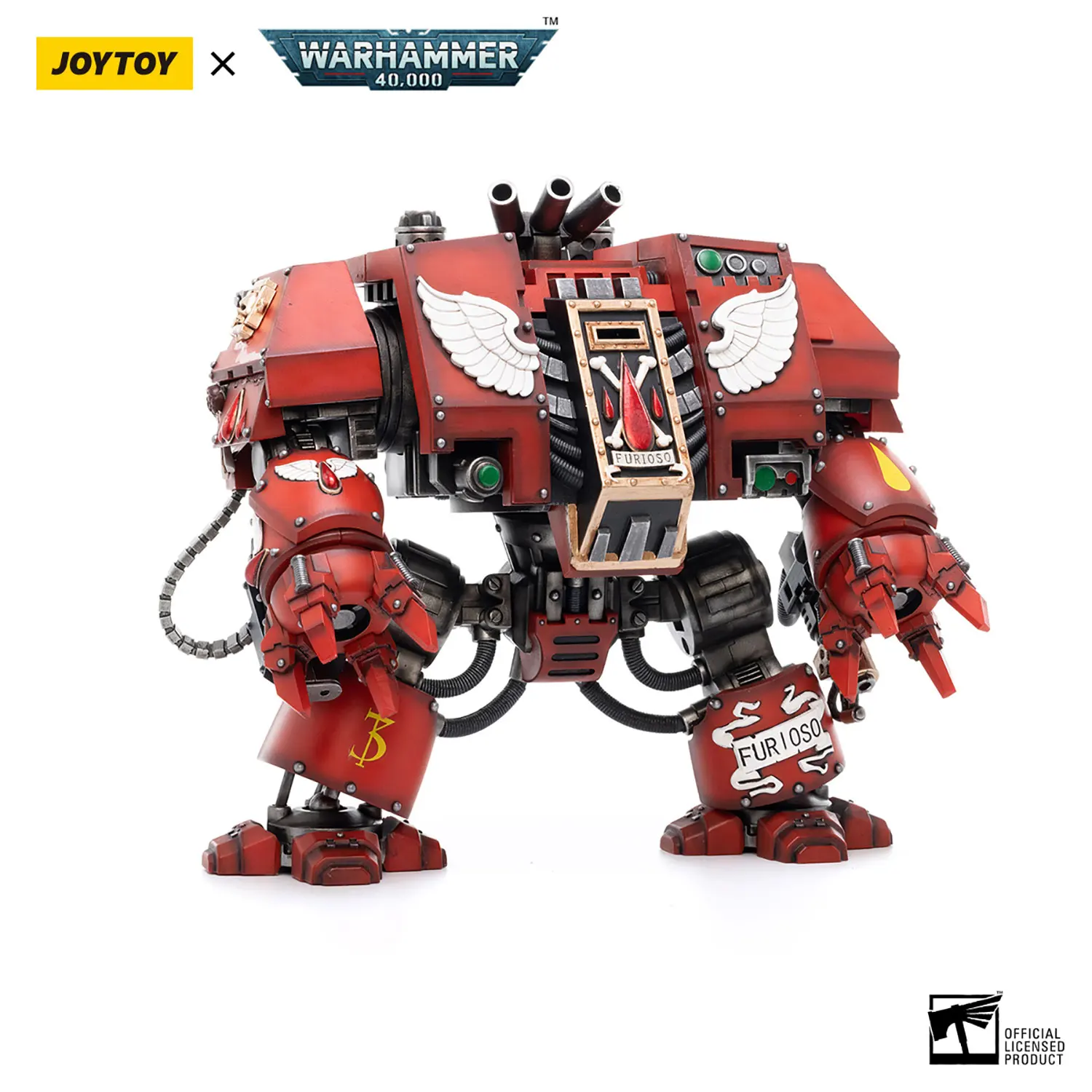 JOYTOY Warhammer 40k 1/18 Action Figures Mecha Anime 20cm Blood Angels Furioso Dreadnought Brother Samel