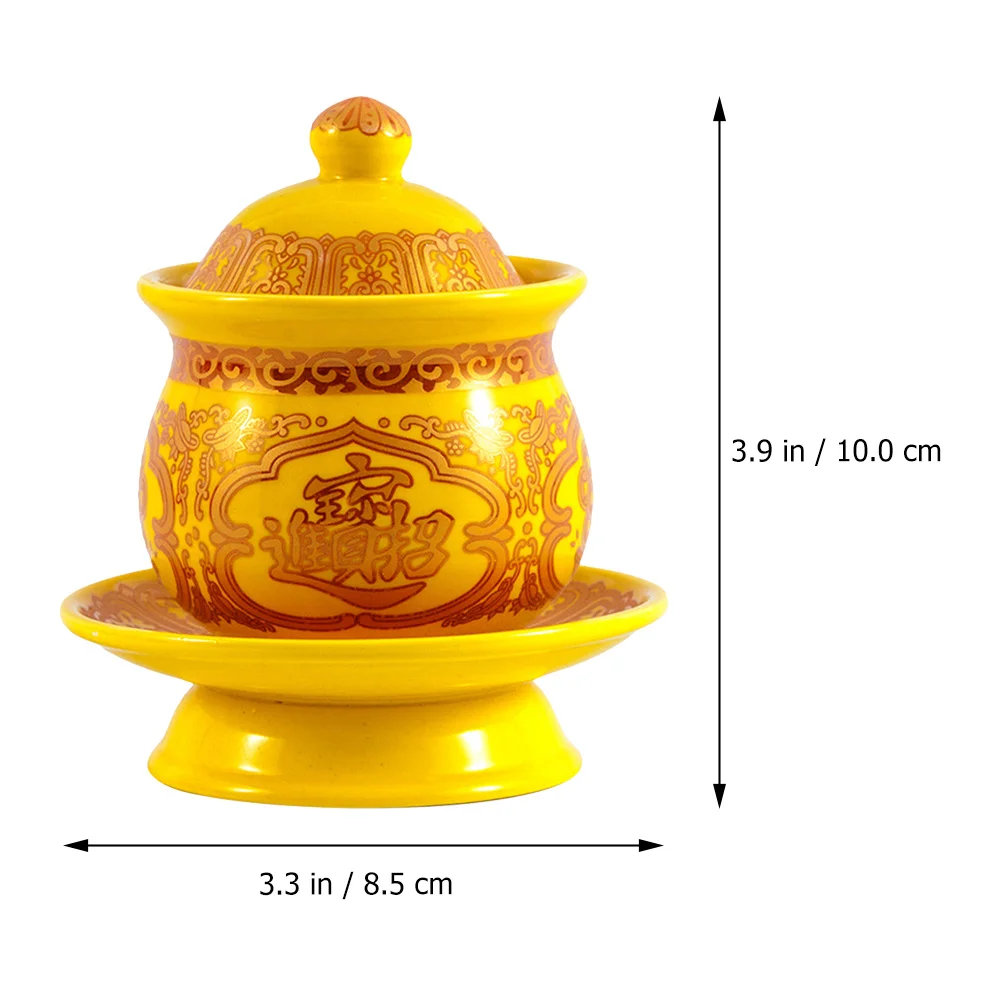 النمط الصيني قوانيين كوب السيراميك لوتس يقدم القدح فنغ شوي بوذا لوازم ديكور غرفة الشاي زن هدية