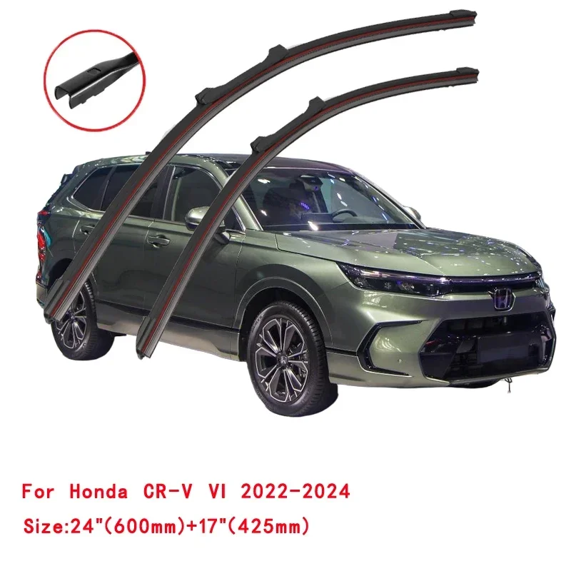 For Honda CR-V CRV 1995-2024 Car Windshield Wiper Blade Front Windscreen Brushes Washer Accessories Window Cleaning Replacement