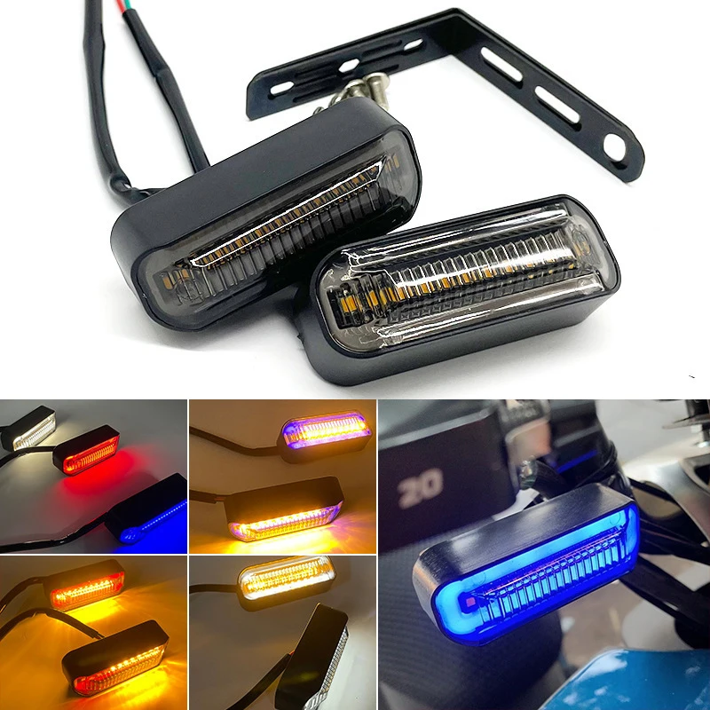 12V Running Turn Signal Light For Electric Scooter LED Turn Signal Light Electric Car Conversion M+ M1 Scooter Accessories