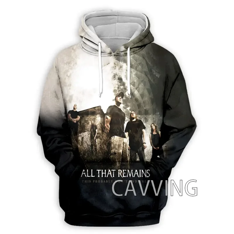 CAVVING 3D Printed  All That Remains  Hoodies Hooded Sweatshirts Harajuku Hoodie Sweatshirts Tops Clothing for Women/men