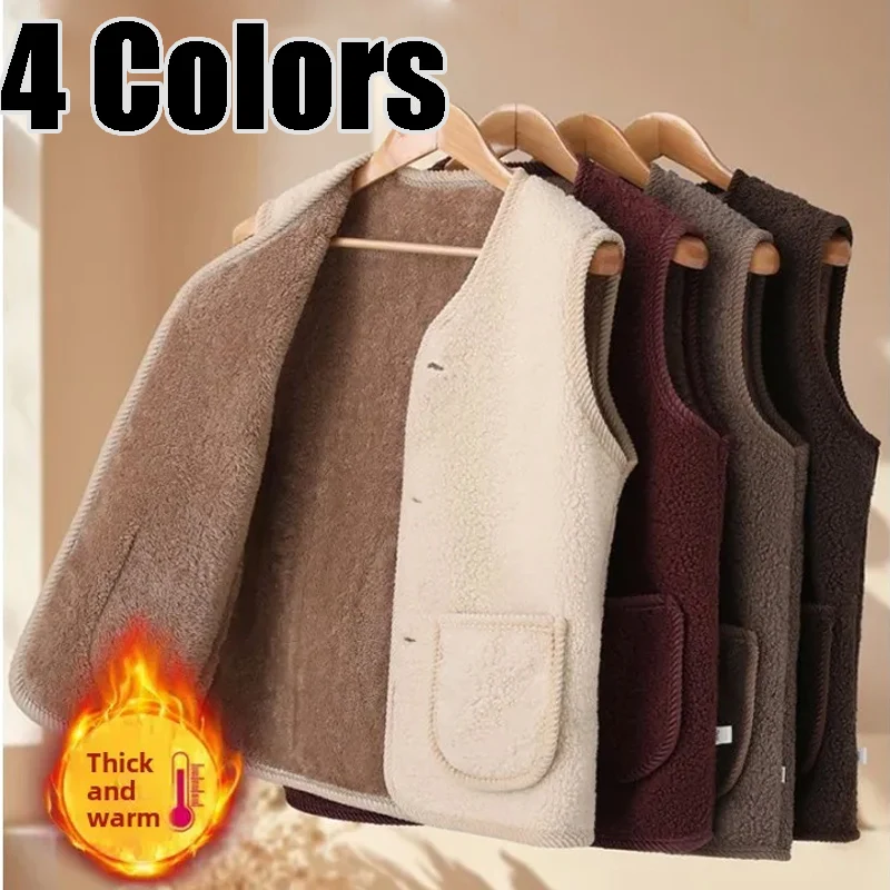 

Жилет из меха ягненка, женская верхняя одежда, весенняя горячая распродажа сезона, стиль пуговиц, модный теплый универсальный жилет с подплечниками, однотонный