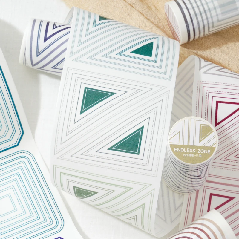 200cm/roll Large Size Long Loop And Paper Die-Cut Tape Series Suitable For Character Border Landscaping Materials DIY Decoration