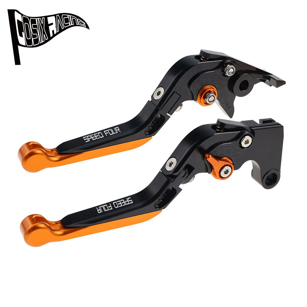 Fit For SPEED FOUR 2005-2006 SPEEDFOUR 2005 Motorcycle CNC Accessories Folding Extendable Brake Clutch Levers Parking Handle Set