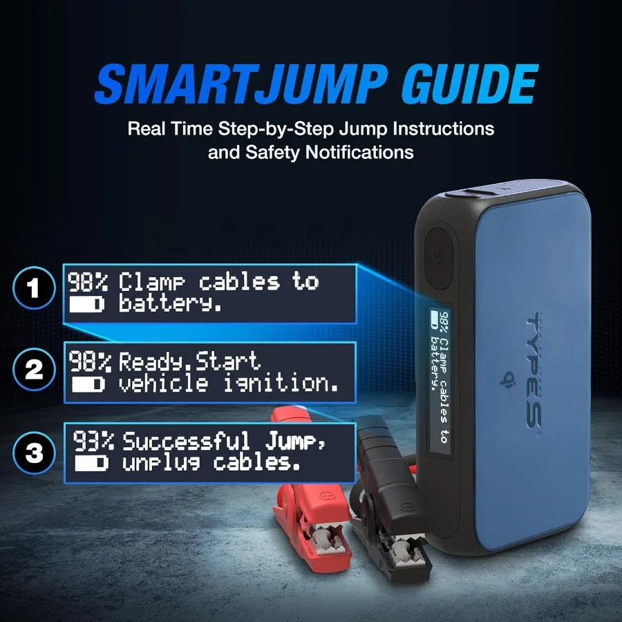 نوع S ديناميكي D10 + 1000A سيارة الانتقال كاتب UL معتمد 12 فولت بطارية الداعم ل 6L الغاز 3L الديزل المحمولة قوة البنك مع المدمج #3