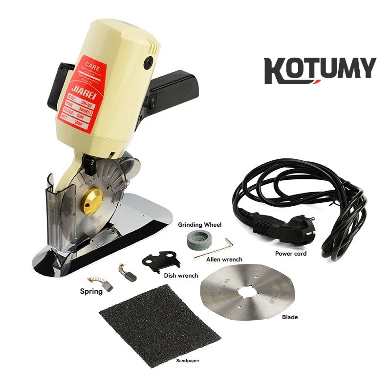 

Электрический роторный раскройный станок для ткани, толщина реза до 100 мм, электрический раскройщик ткани, раскройщик для текстиля