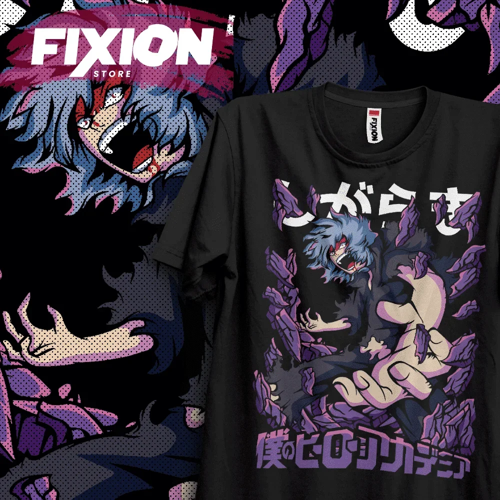 Manga T-shirt Boku no Hero [N] D#1 – Shigaraki Anime Tee