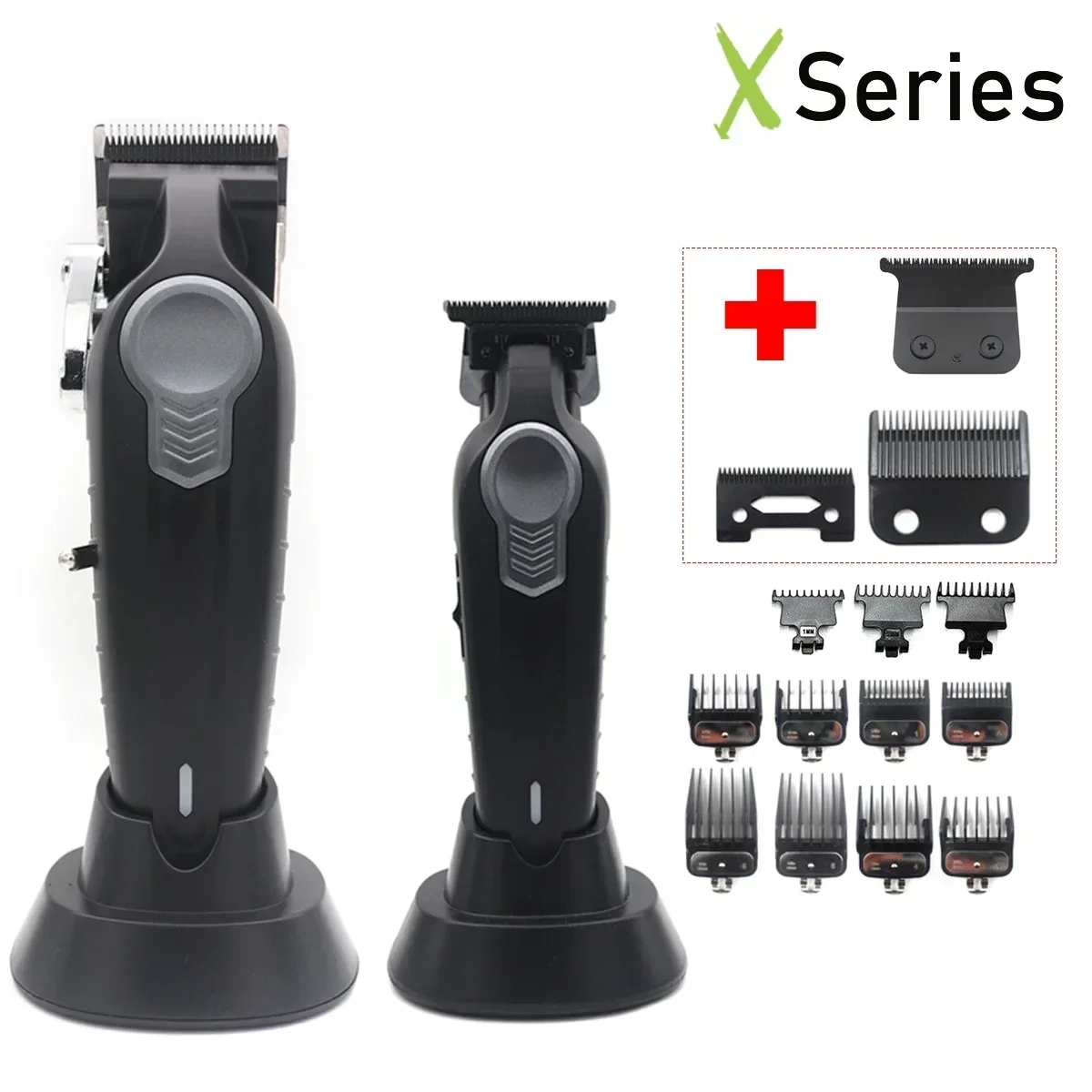 Professional Hair Clipper Kit for Men DLC Blade Haircut Machine Base Charger Hair Cutting Machine Cordless Hair Trimmer Machine