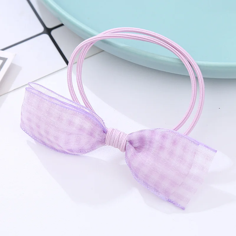 أنيقة فيونكات شعر 10 قطعة الكورية صافي Scrunchie مجموعة الذهب حافة ربطات شعر لطيفة النساء الاستخدام اليومي فتاة إكسسوارات الشعر