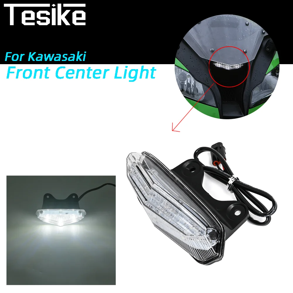 

For Kawasaki Ninja ZX 10R 2011-2015 Motorcycle Front LED Light Daytime Running Light Auxiliary Fog Light Headlight Accessories