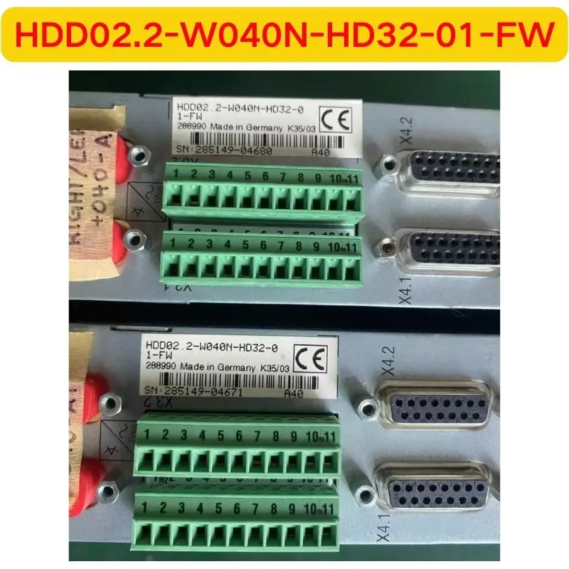 Used HDD02.2-W040N-HD32-01-FW Servo drive Function test OK HDD02.2 W040N HD32-01 FW