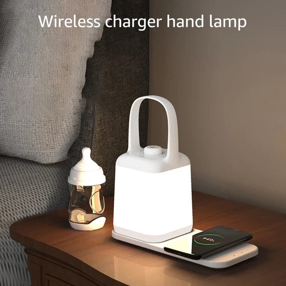 テーブルランプ-ワイヤレス携帯電話充電付き-屋内照明-led-デスクランプ-3-色-無段階調光-ポータブルナイトライト